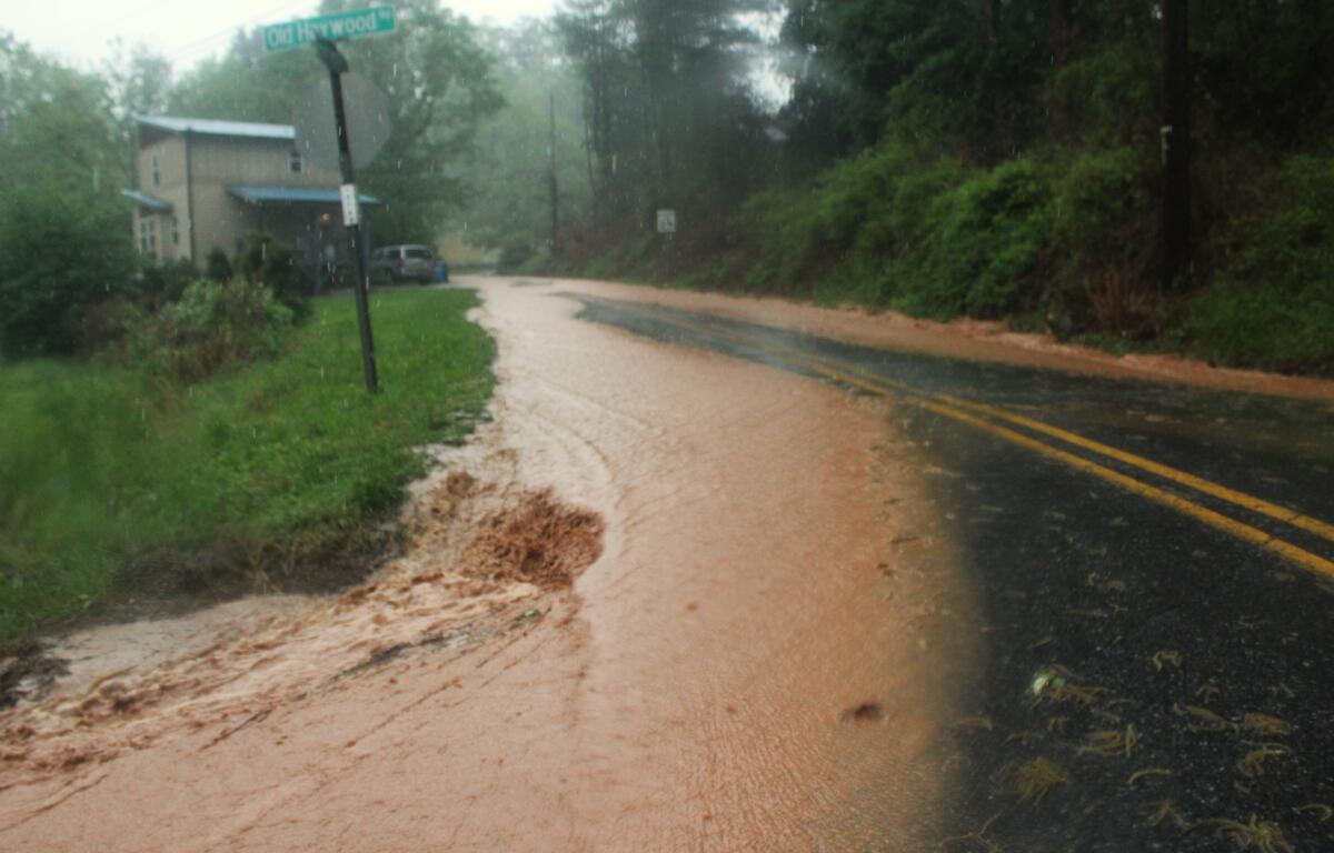 Storm brings waves of rain and thunder - Asheville's 828 News NOW