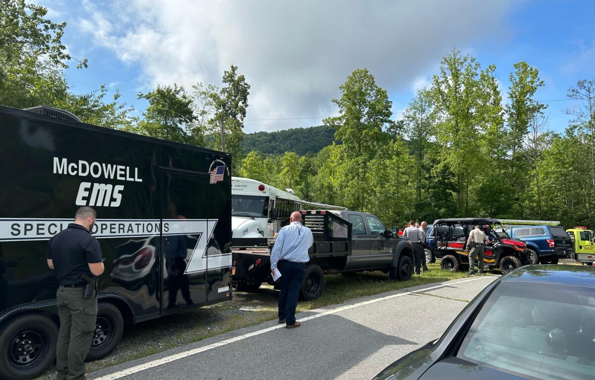 McDowell County emergency crews respond to plane crash