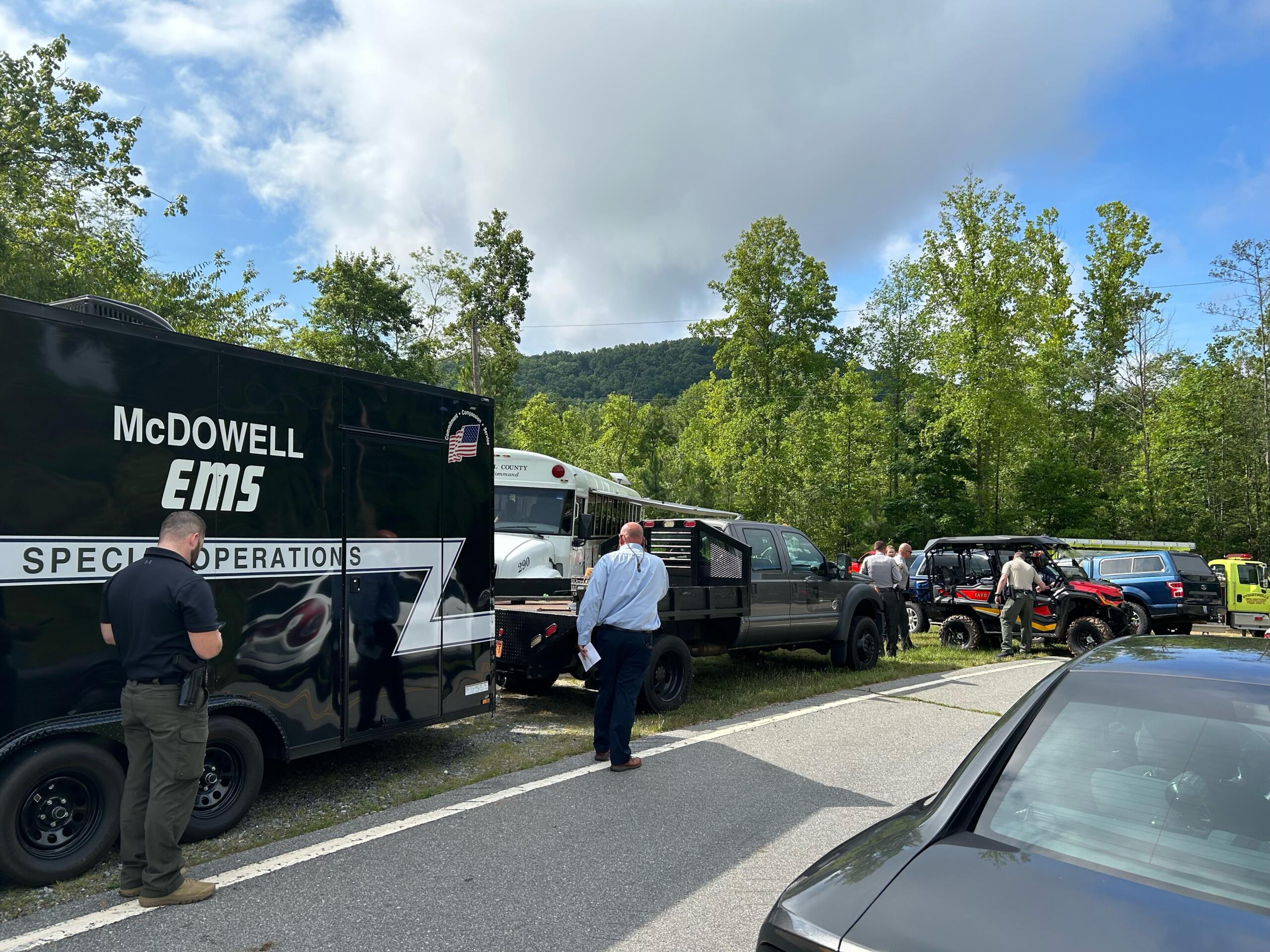 McDowell County emergency crews respond to plane crash