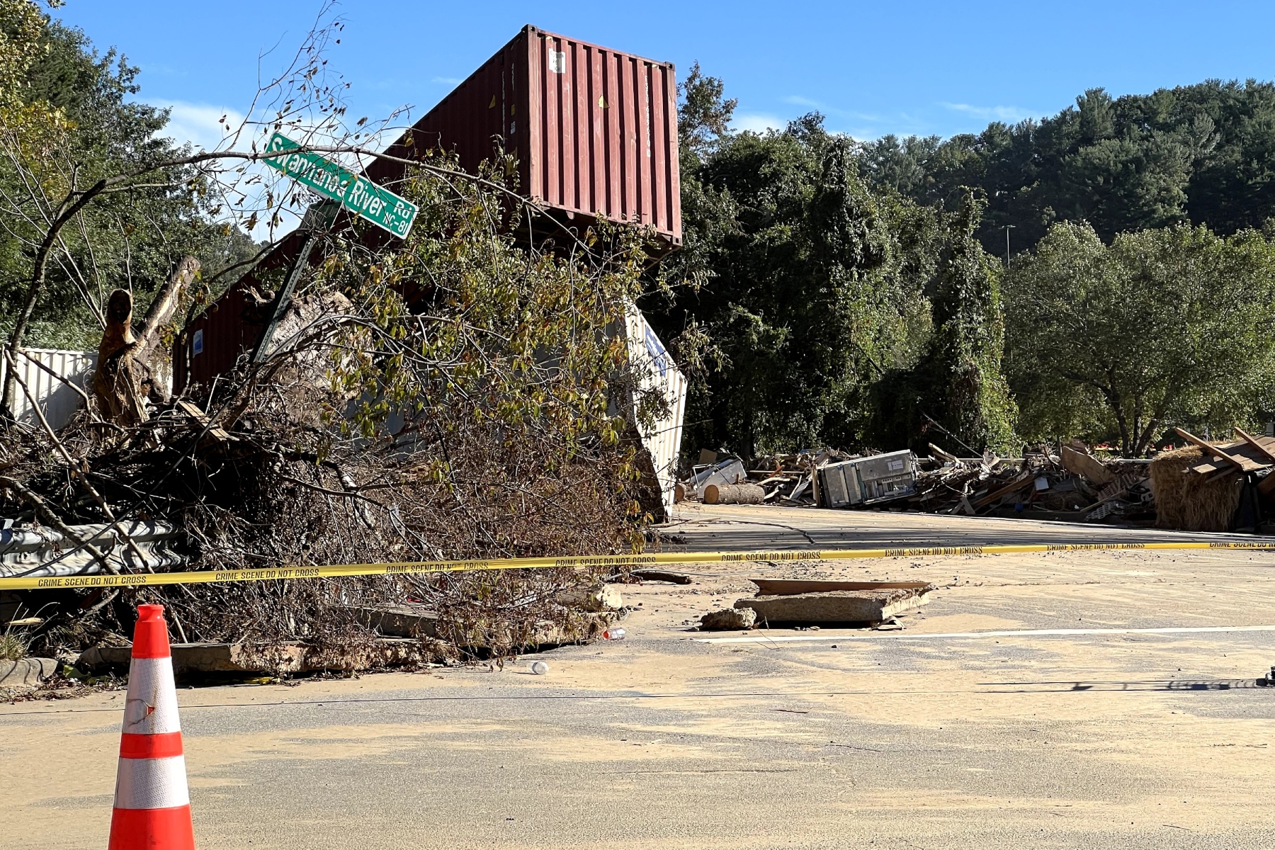 Damaged section of Swannanoa River Road reopens in east Asheville