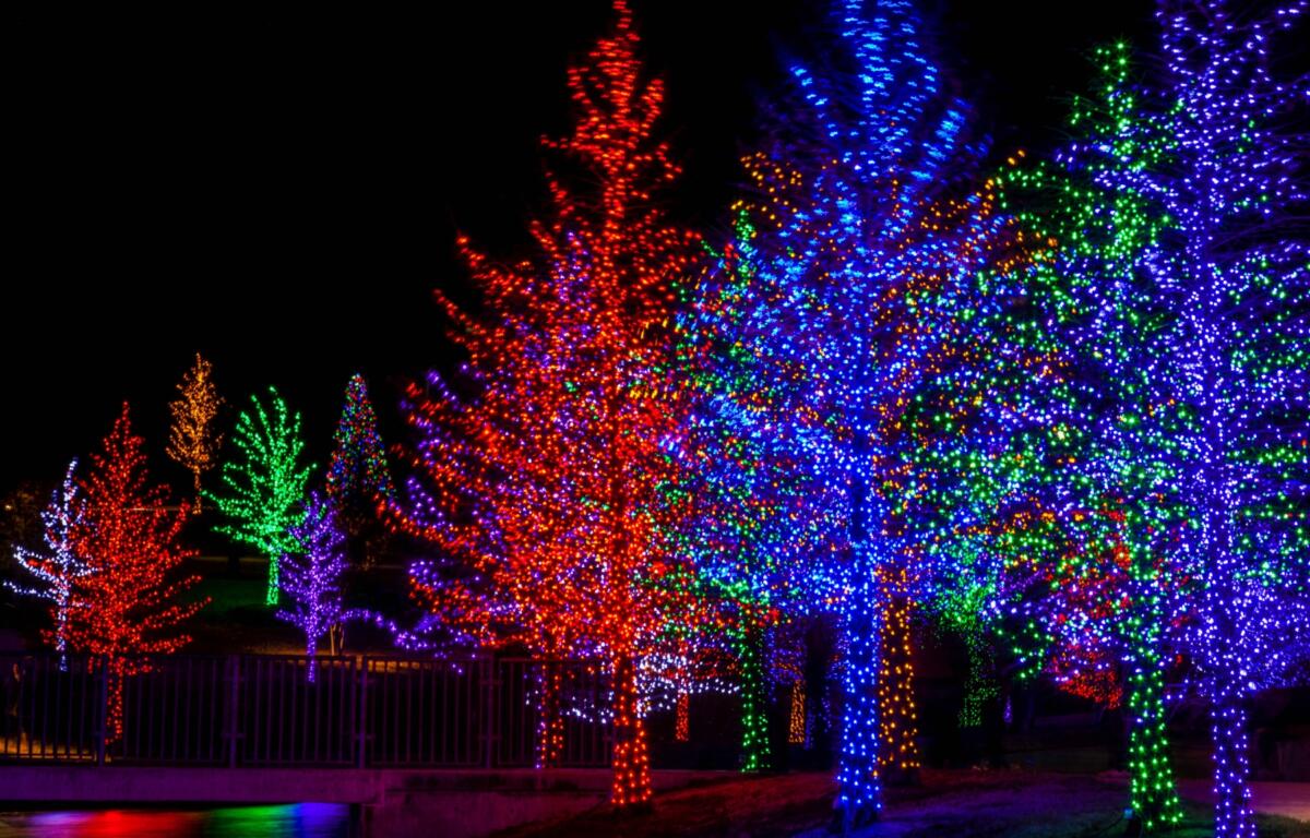 Metro Christmas lights