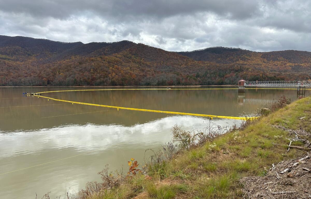Asheville water North Fork Reservoir Helene