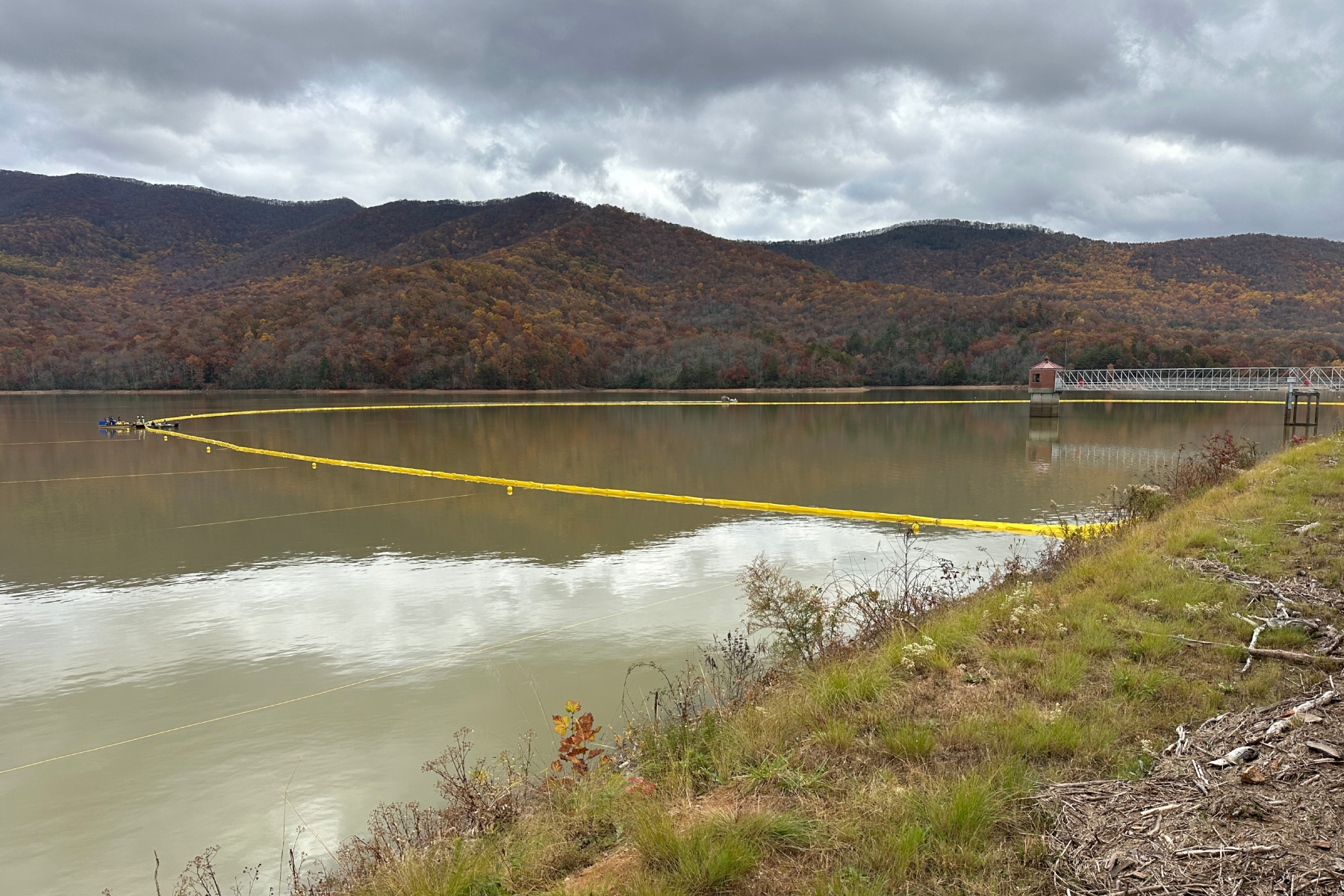 Asheville water North Fork Reservoir Helene