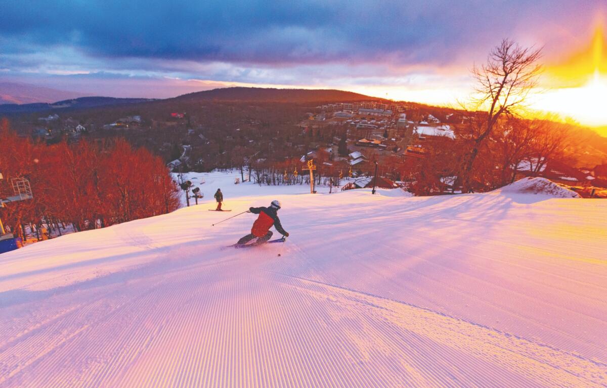 Beech Mountain skier