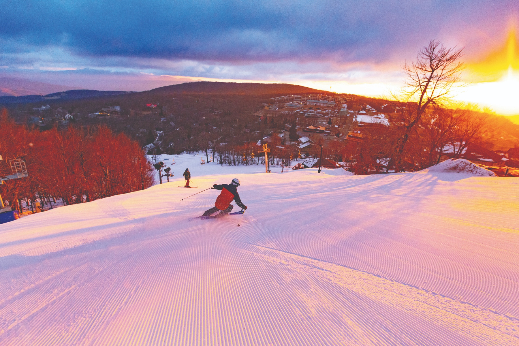 Beech Mountain skier