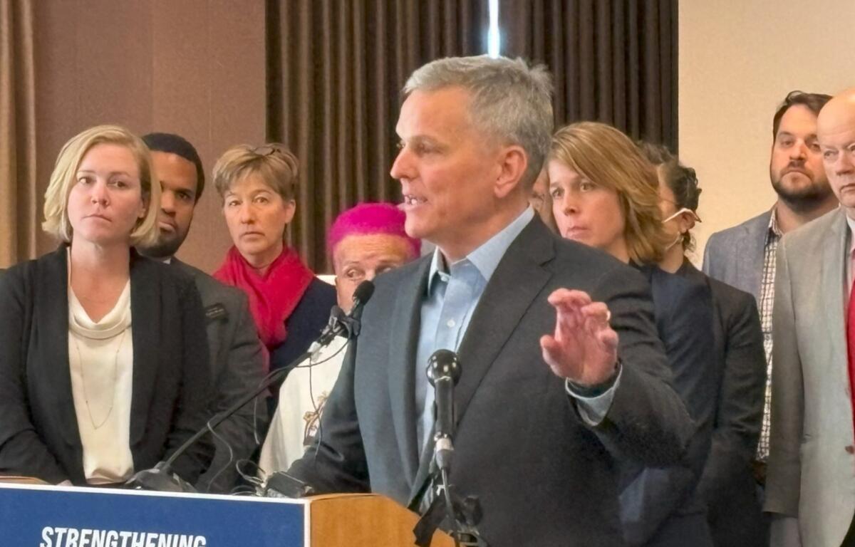Gov. Josh Stein in Asheville on Jan. 2, 2025