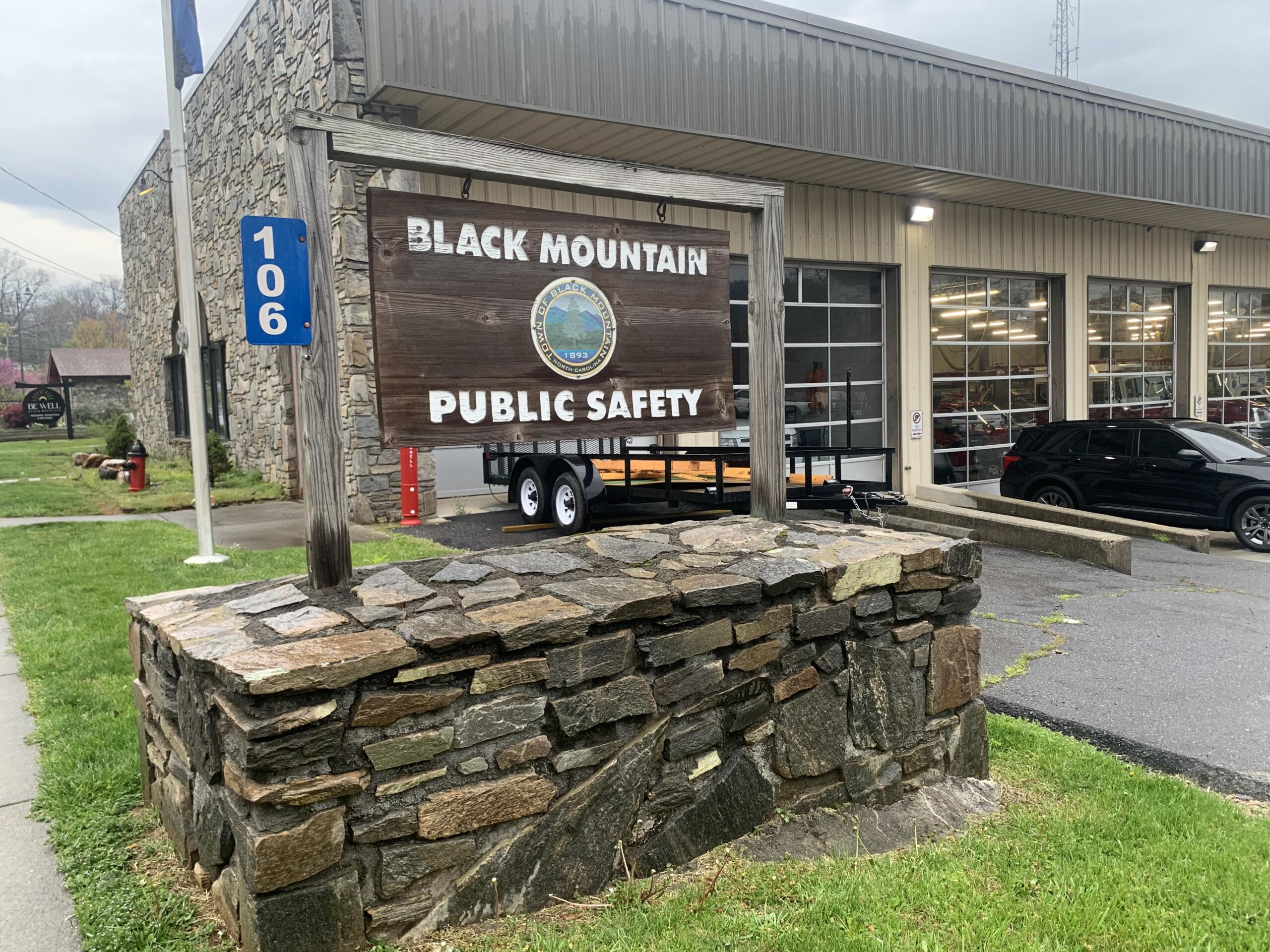 Black Mountain Public Safety firefighter fire station police