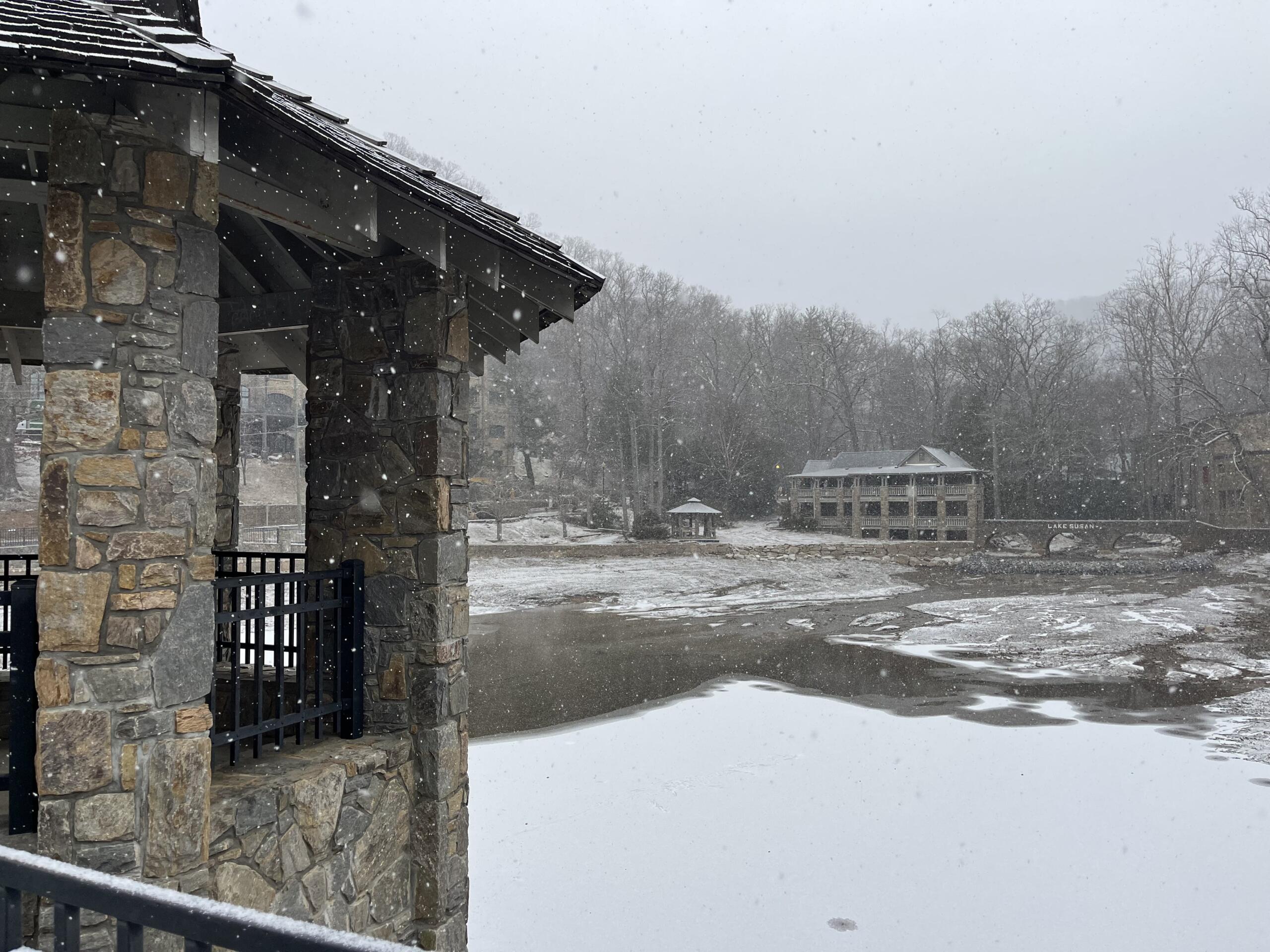 Winter Storm Cora blankets the Greater Asheville area in snow.