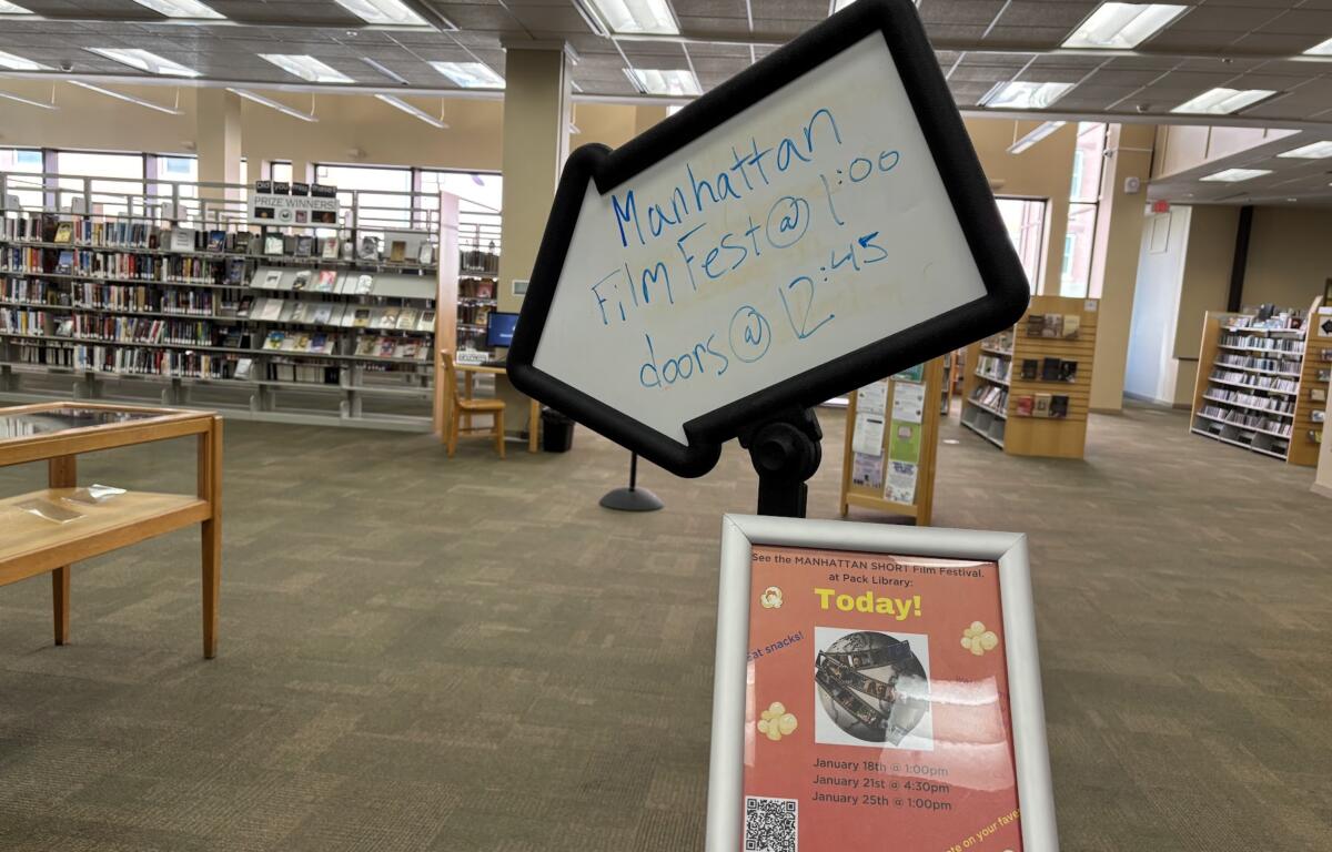 Annual short film fest playing for free at Pack Library, snacks ...