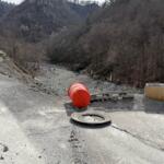 Eastbound lanes of Interstate 40 were severely damage by Tropical Storm Helene in late September.