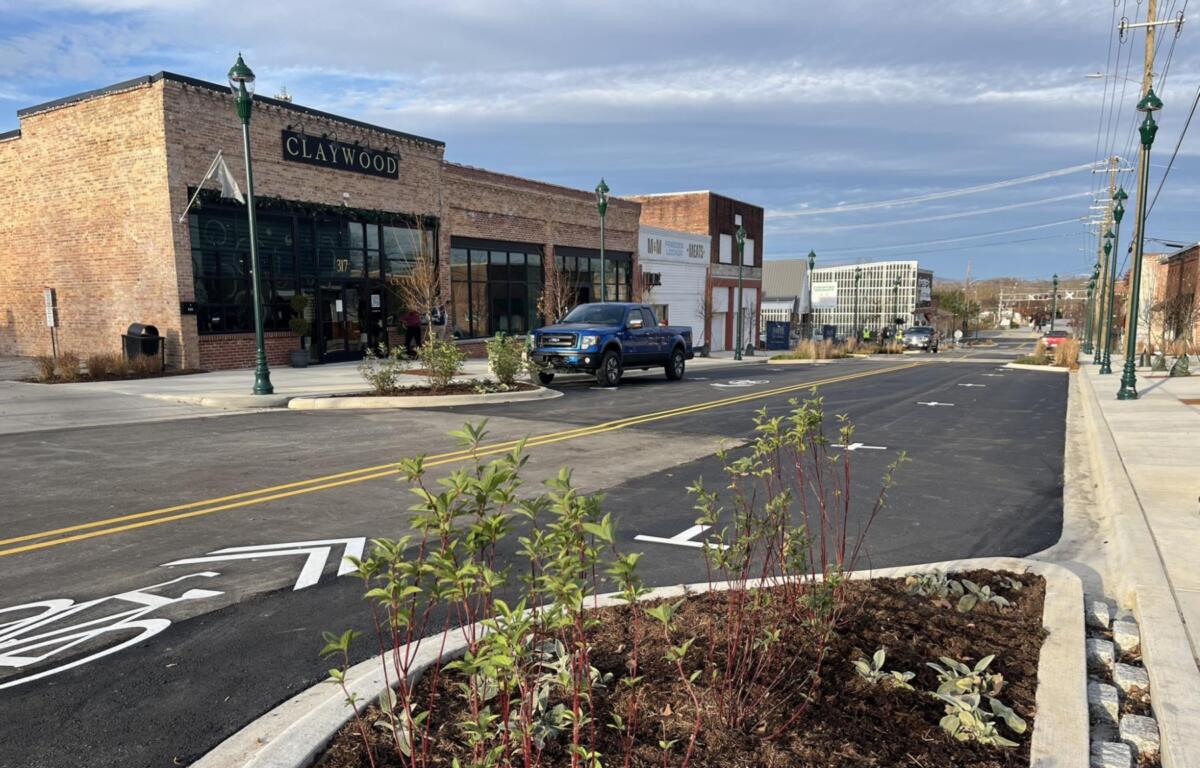 The Seventh Avenue Streetscape Project is moving to the next phase. (Photo credit: City of Hendersonville)
