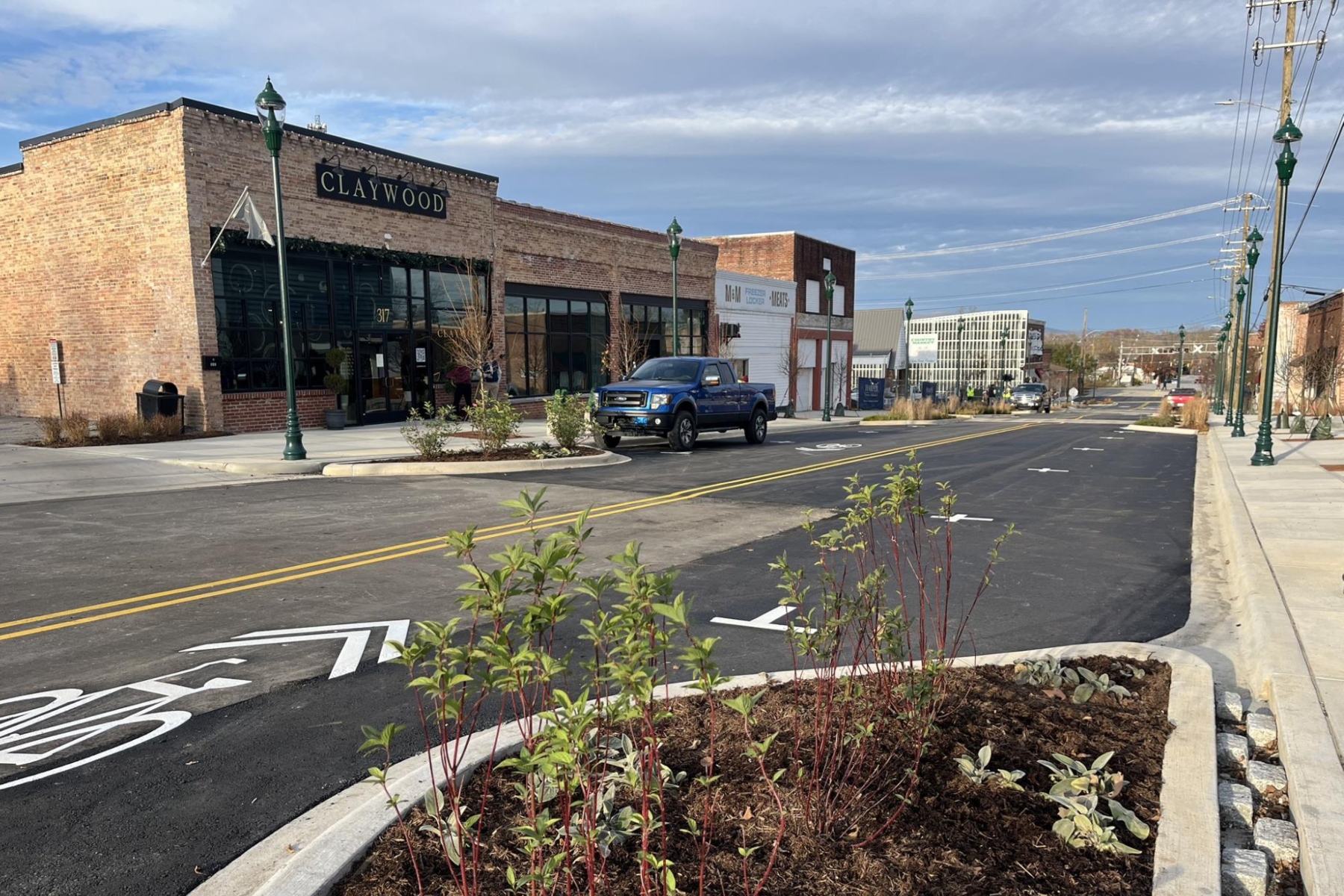 The Seventh Avenue Streetscape Project is moving to the next phase. (Photo credit: City of Hendersonville)