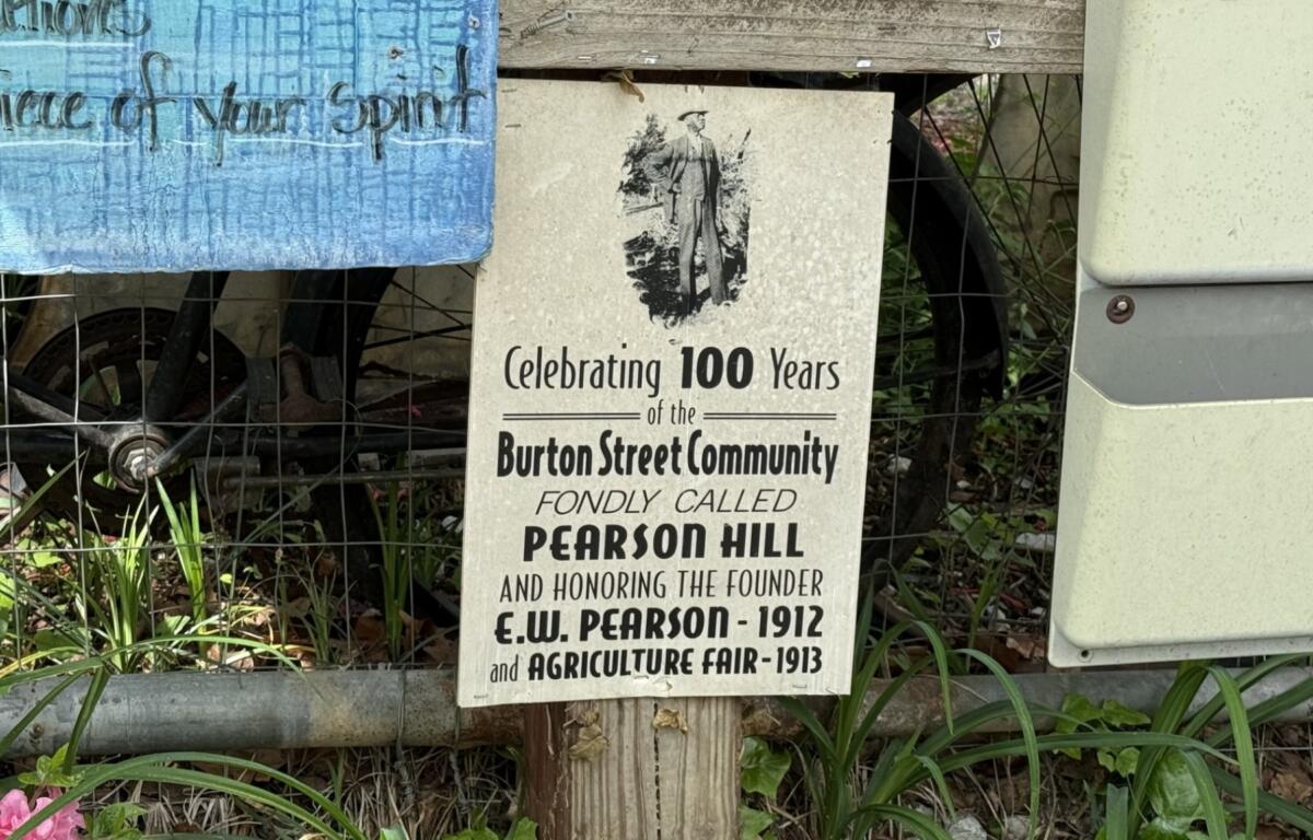 The Burton Street neighborhood in West Asheville is rich in history.