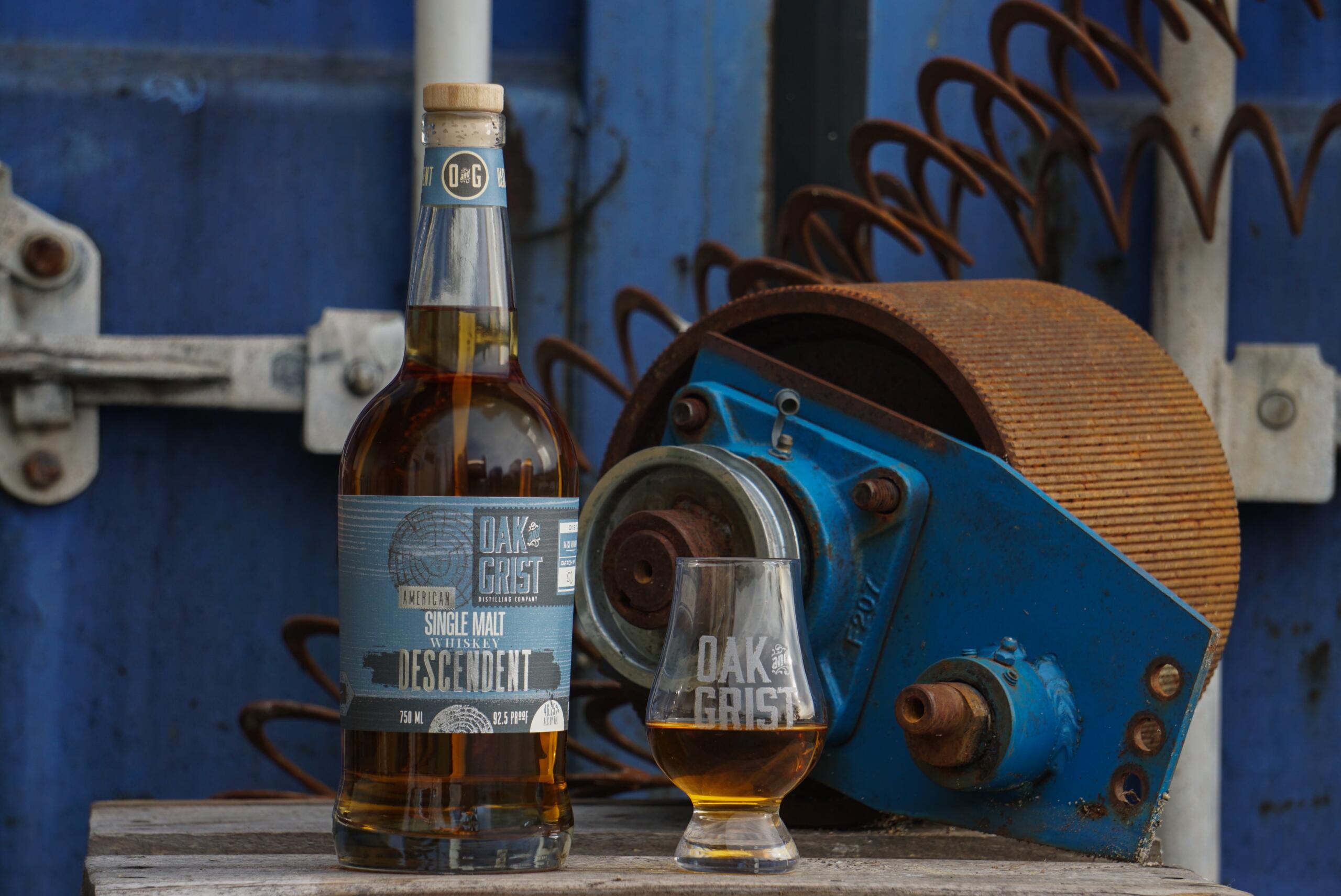 Descendent single malt whiskey from Oak & Grist.