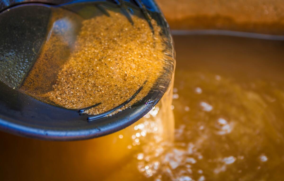 Panning for gold