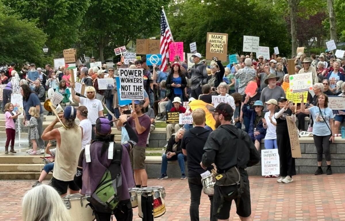 Demonstration at Pack Square