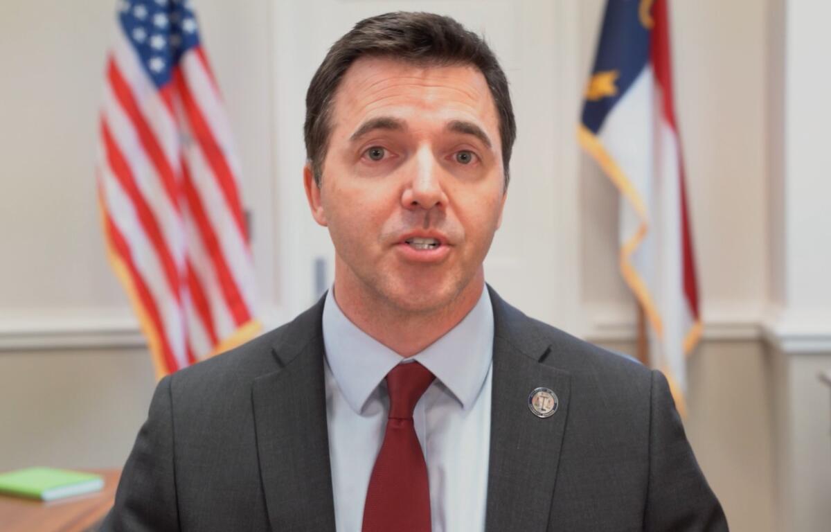North Carolina Attorney General Jeff Jackson
