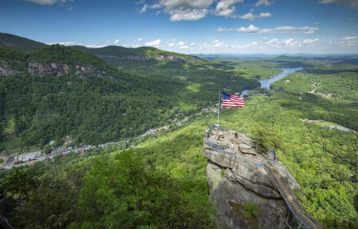 Chimney Rock at Chimney Rock State Park is set to reopen to the public after a nine-month closure because of damage from Tropical Storm Helene.