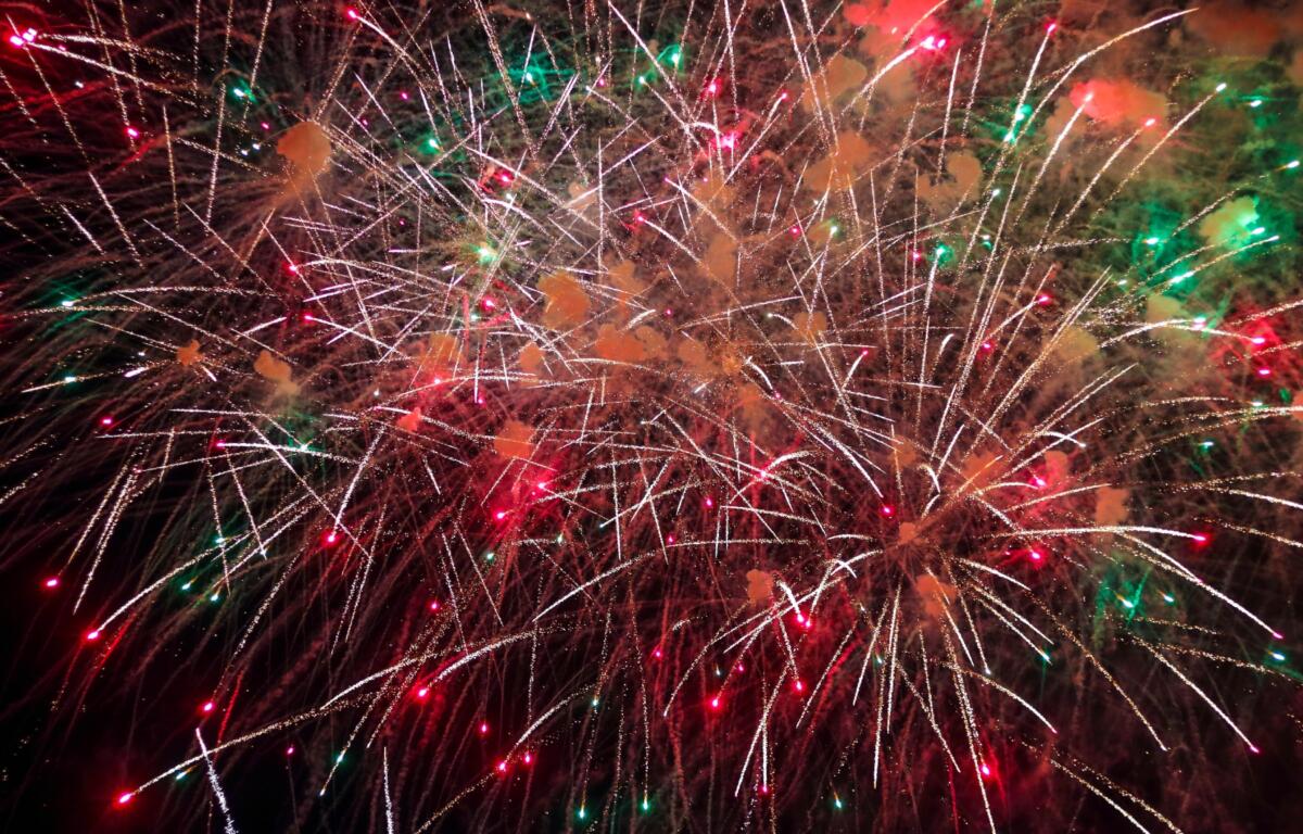 Metro fireworks