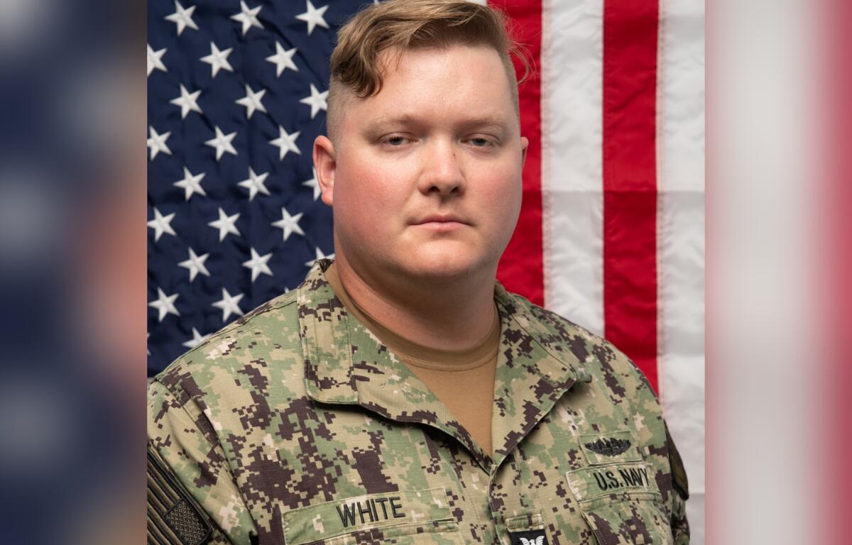 Petty Officer 1st Class Parker White