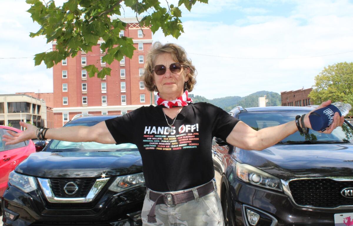 AJ Smith, 77, said she never expected to attend another protest after her activism during the Vietnam War.