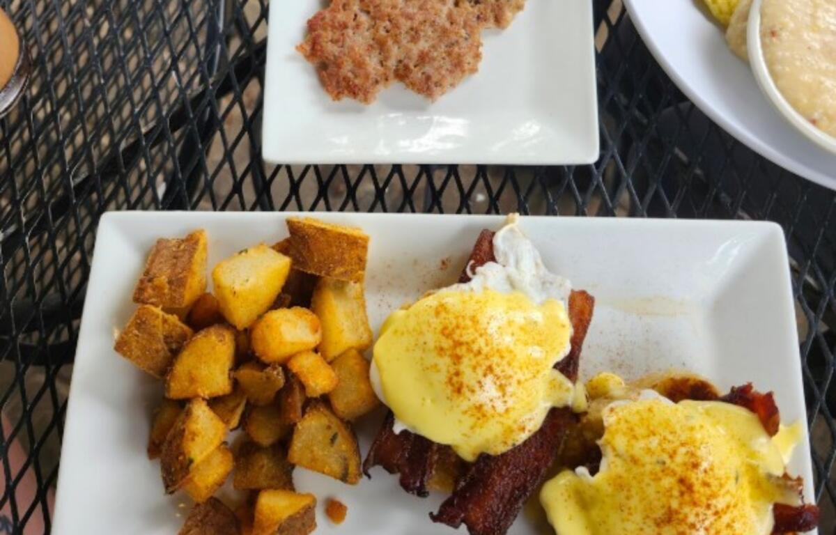 Hog Heaven Eggs Benedict
