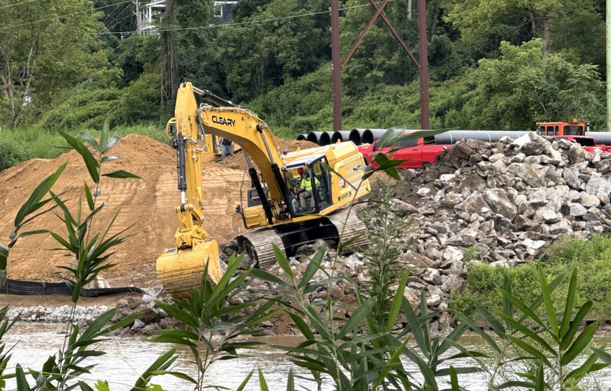 Construction is beginning this month on a multi-year project to replace the Metropolitan Sewerage District’s Carrier Bridge Pump Station along the French Broad River, with river access closures expected during parts of the work.