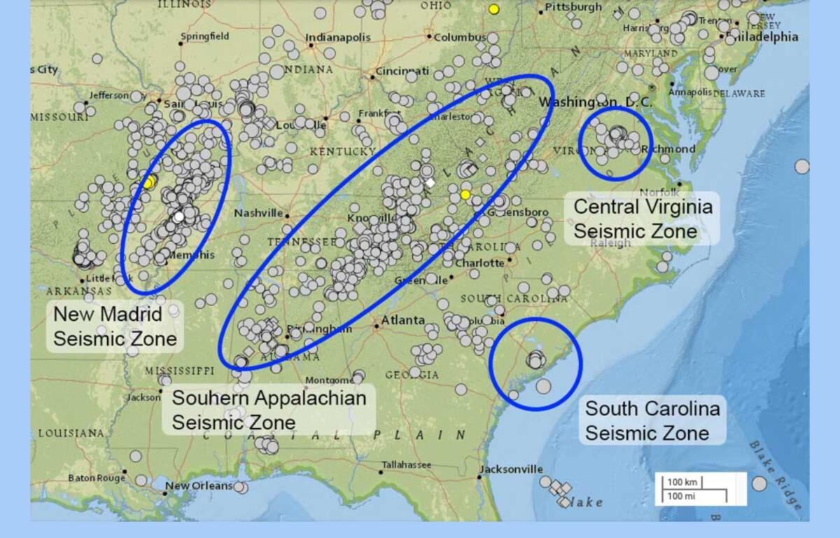Map of the seismic zones created for the Earth@Home project using the USGS Earthquake Catalog (public domain).