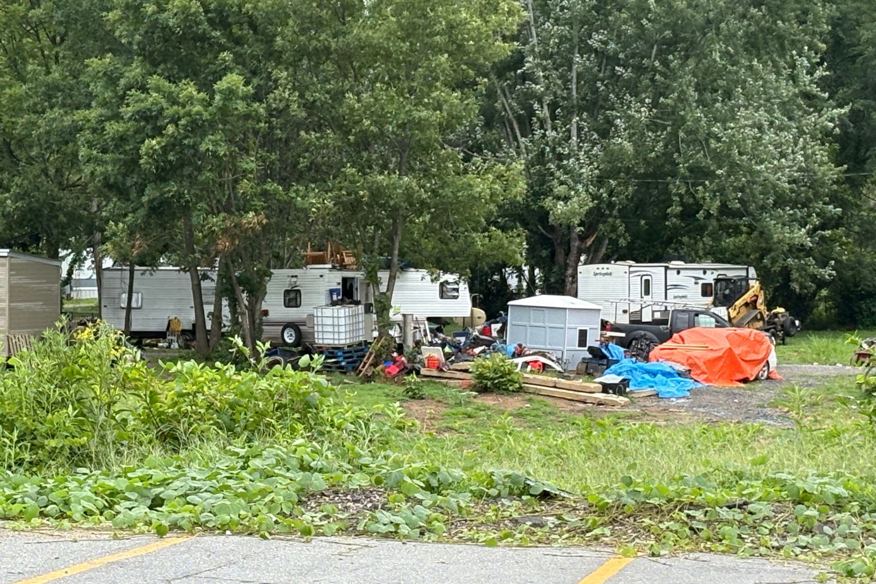 Some Swannanoa residents are still living in campers almost a year after Tropical Storm Helene devastated the area.