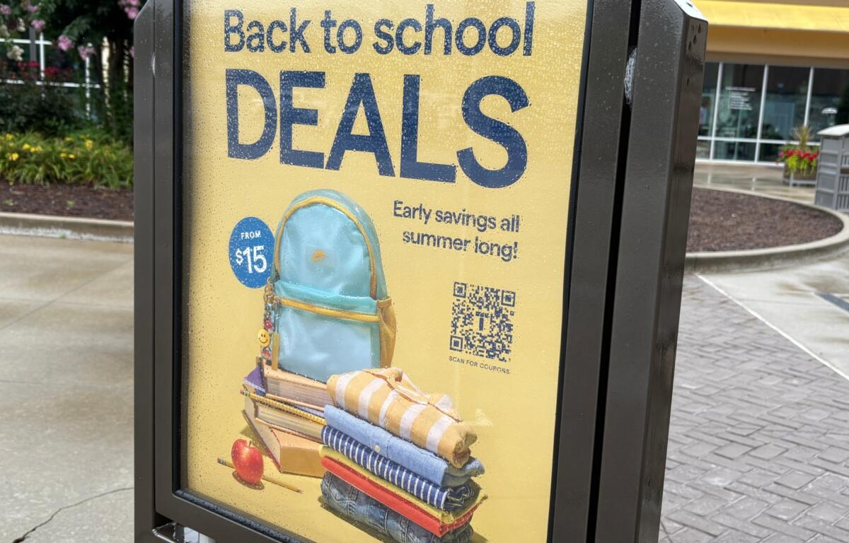 Back-to-school shopping is in full swing as Asheville area students prepare for the Aug. 25 start.
