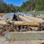 The Armstrong State Fish Hatchery in McDowell County has remained closed while crews repair infrastructure and remove debris.