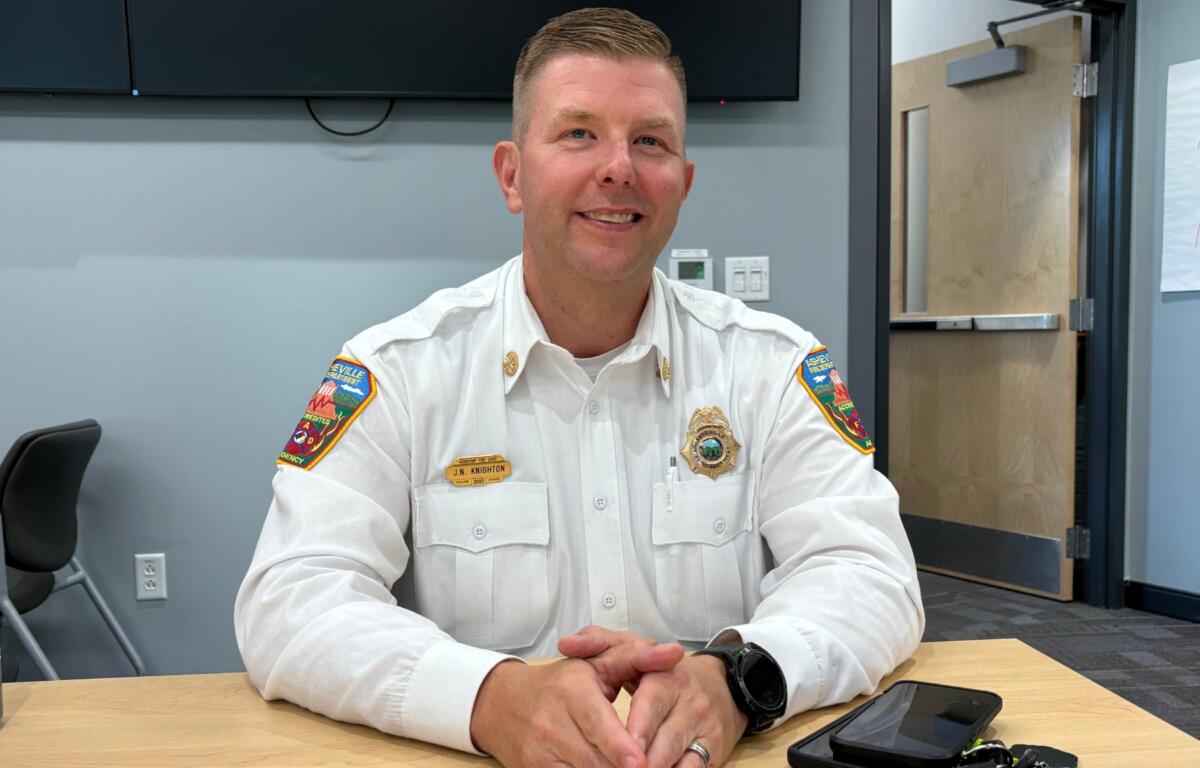 Assistant Fire Chief Jeremy Knighton