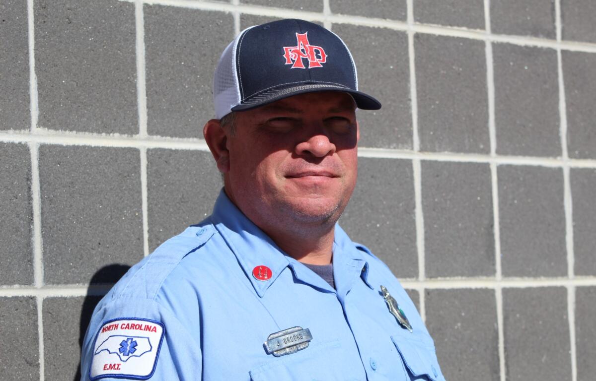 Asheville Fire Department's Jeremy Brooks