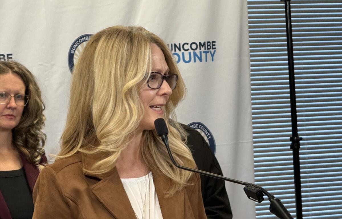 Buncombe County Board of Commissioners Chair Amanda Edwards