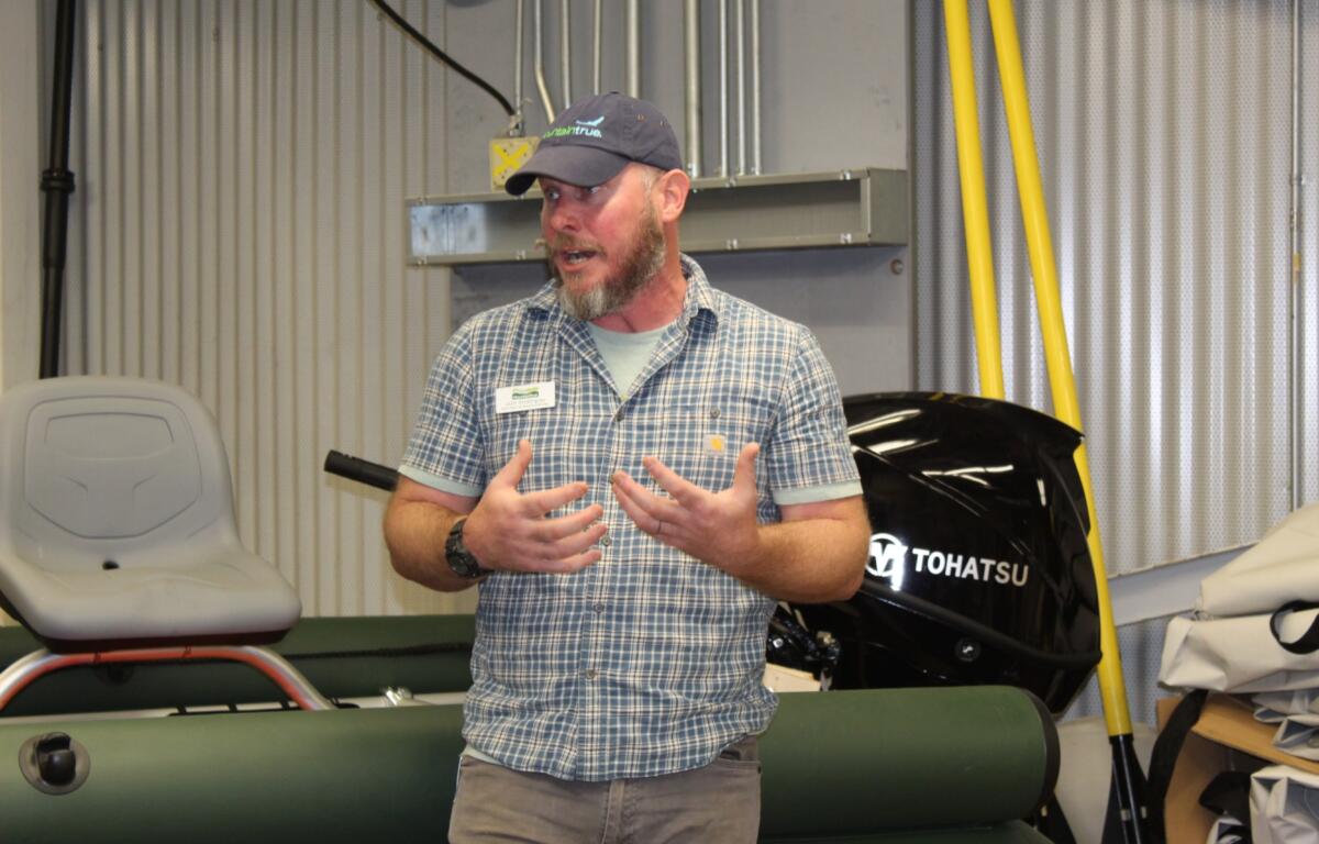 MountainTrue River Cleanup Program Coordinator Jon Stamper