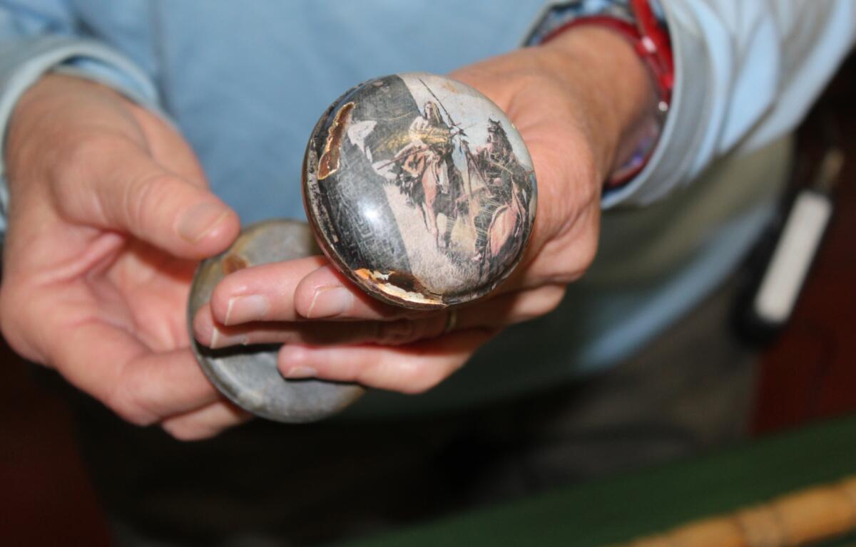 Mandy Wallace, MountainTrue’s artifact recovery technician, has painstakingly tracked, tagged and mapped each find pulled from Asheville area rivers.