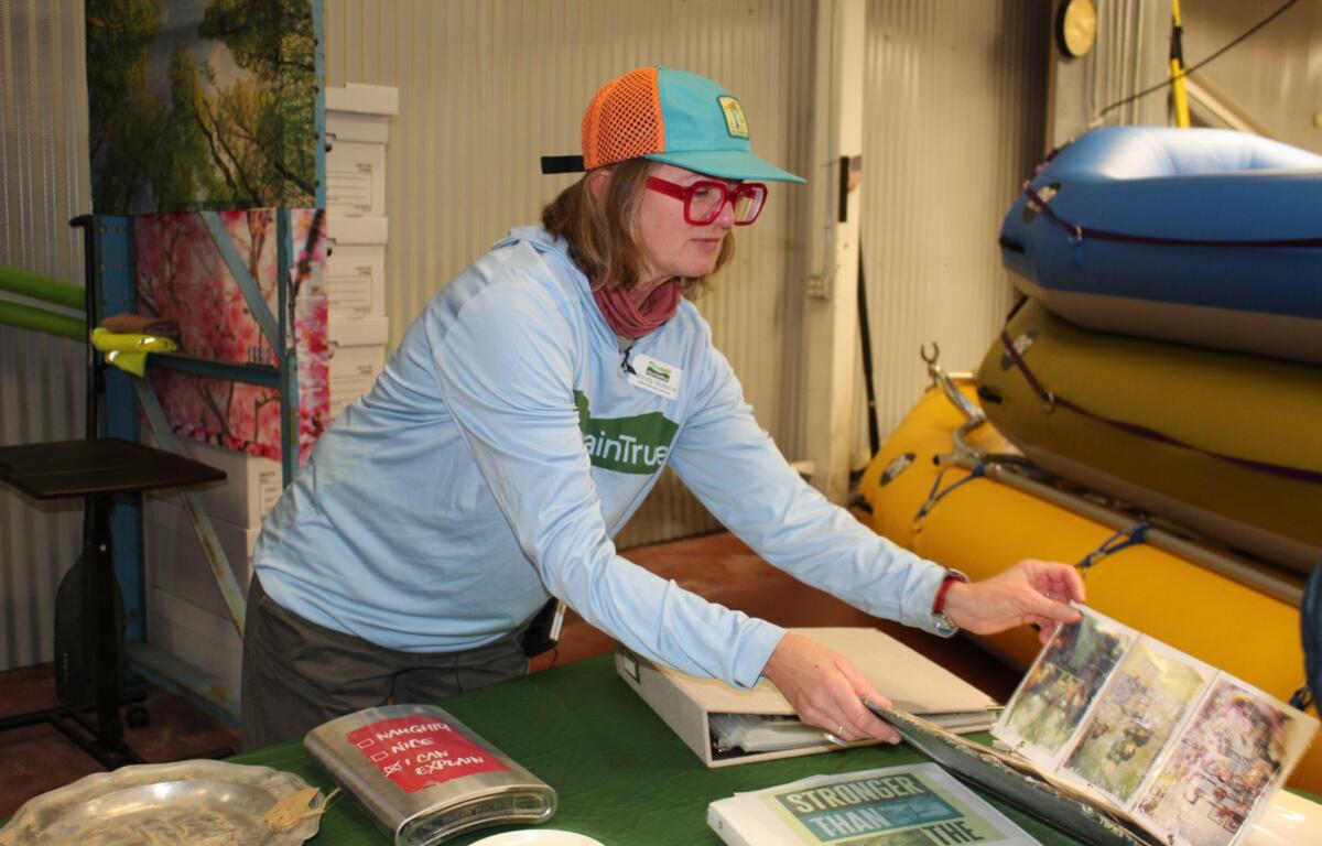 Mandy Wallace, MountainTrue’s artifact recovery technician, has painstakingly tracked, tagged and mapped each find pulled from Asheville area rivers.