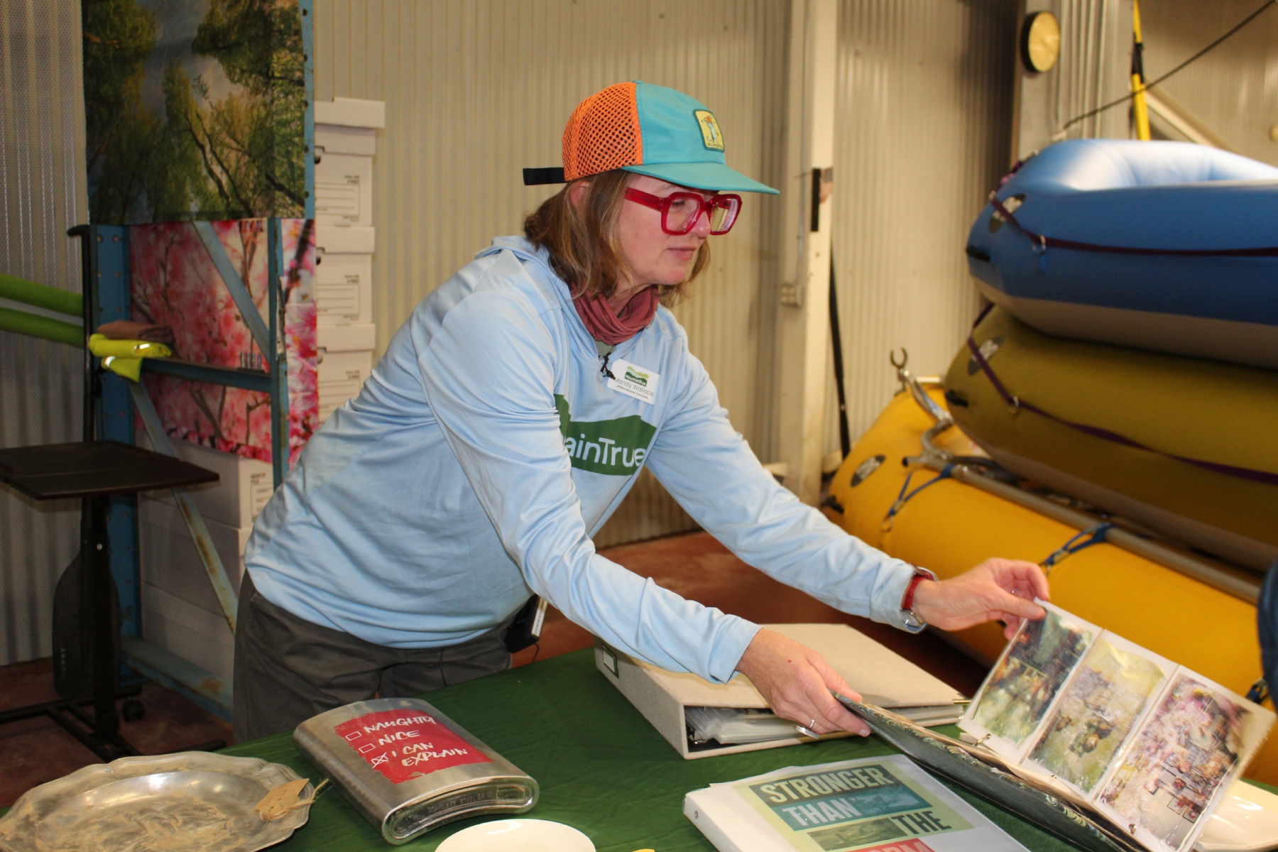 Mandy Wallace, MountainTrue’s artifact recovery technician, has painstakingly tracked, tagged and mapped each find pulled from Asheville area rivers.