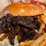 The Hole-E Swiss -- a brisket burger topped with Swiss cheese, portobello and button mushrooms, caramelized onions and arugula -- was exceptional.