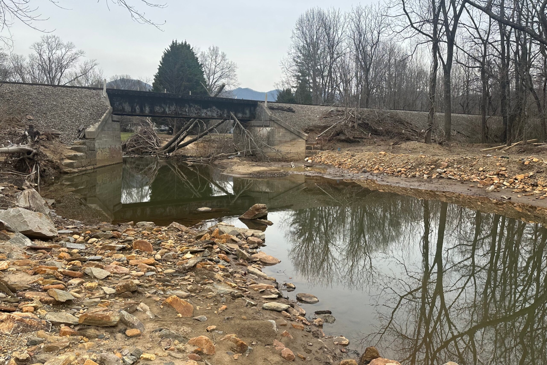 The Swannanoa River Floodbench Project aims to improve about 2,800 linear feet of the Swannanoa River in Black Mountain.