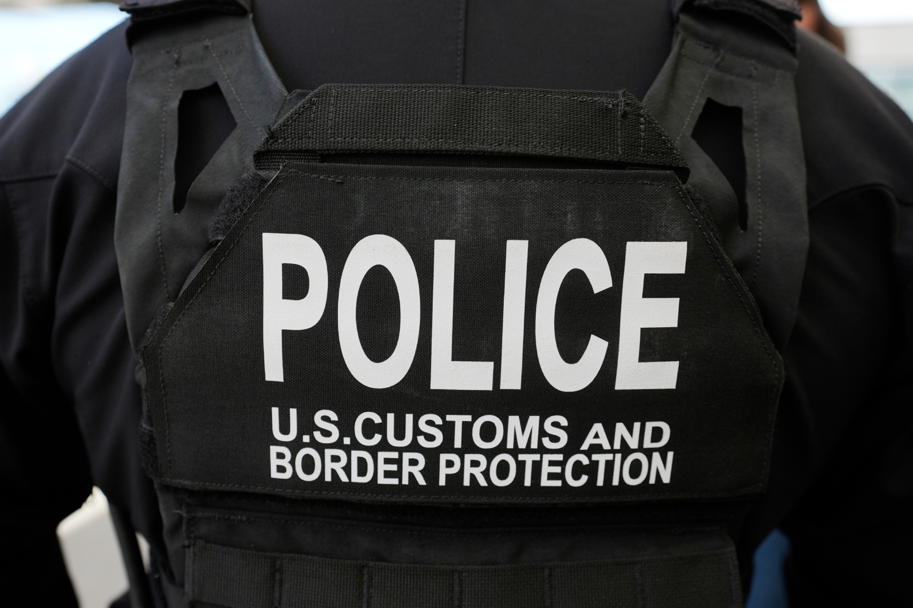 FILE - A U.S. Customs and Border Protection officer is seen on March 16, 2025, in San Diego. (AP Photo/Alex Brandon, File)