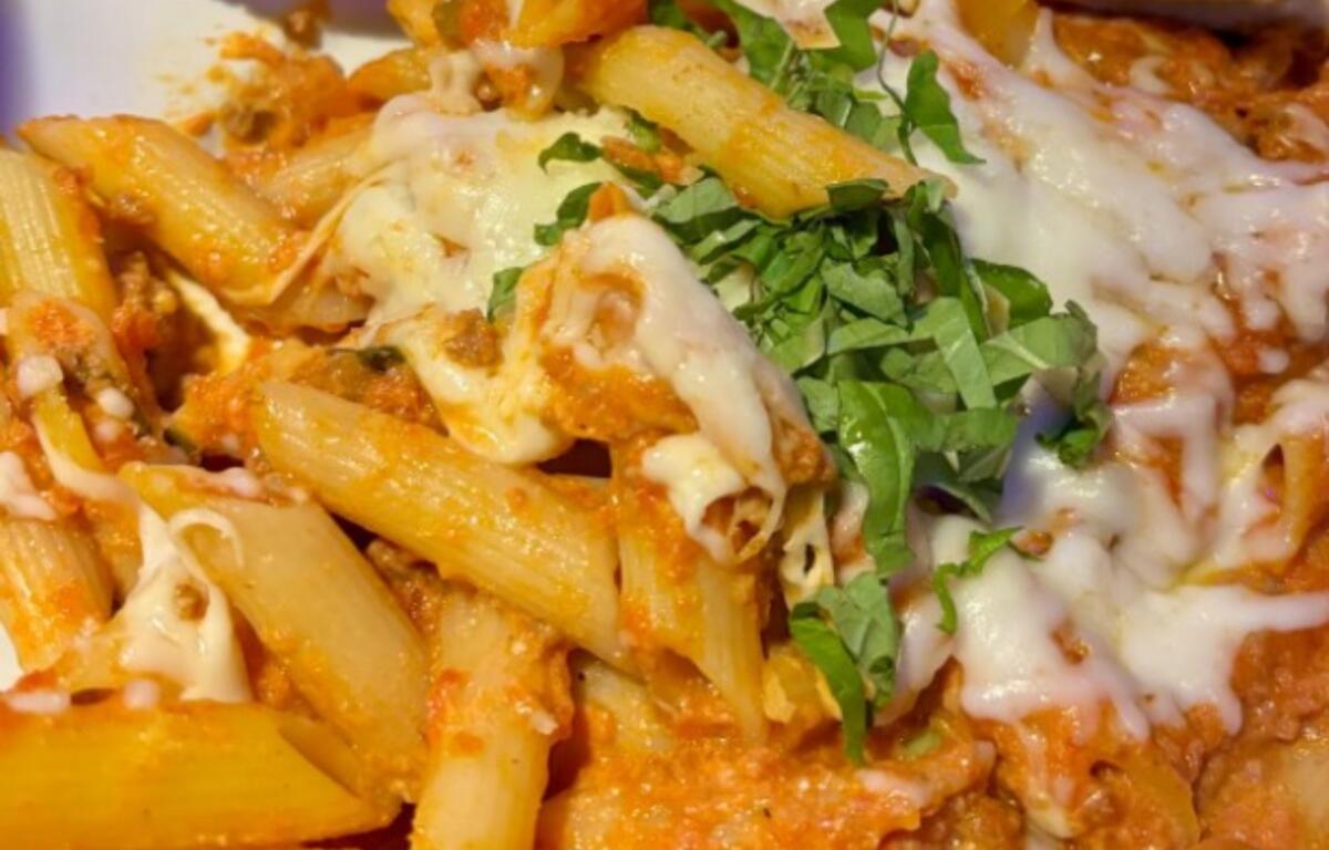 Baked Ziti Bolognese