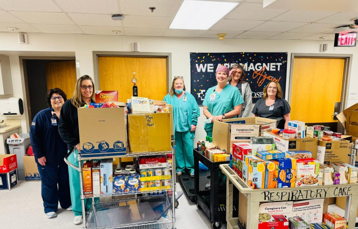 Mission Health collected more than 10,000 pounds of food this year through its annual Healthy Foods for Healthier Tomorrows drive