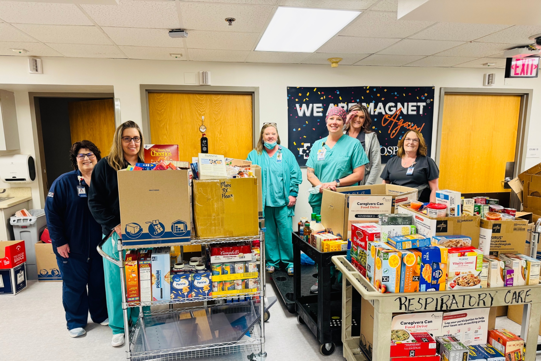 Mission Health collected more than 10,000 pounds of food this year through its annual Healthy Foods for Healthier Tomorrows drive