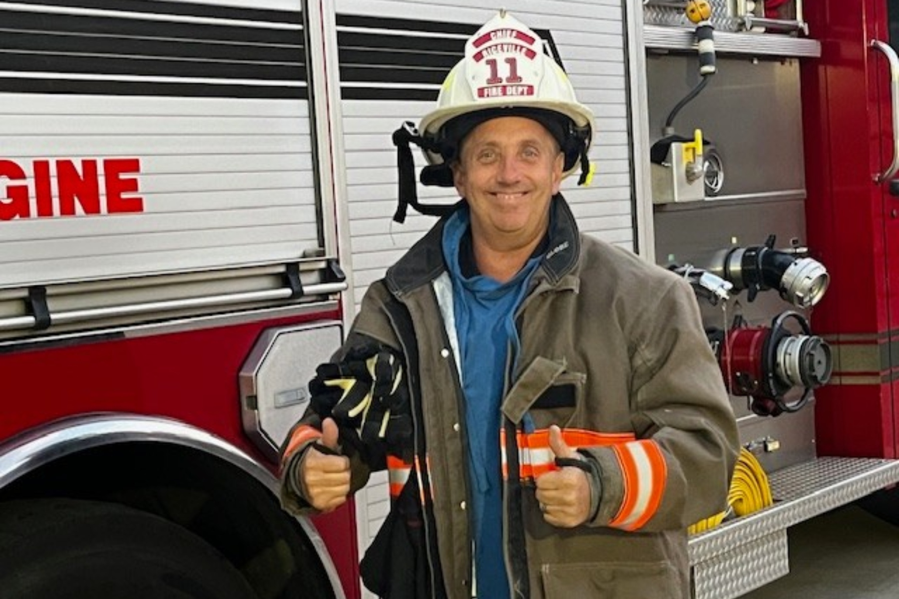 Greg Biffle at Riceville Volunteer Fire Department