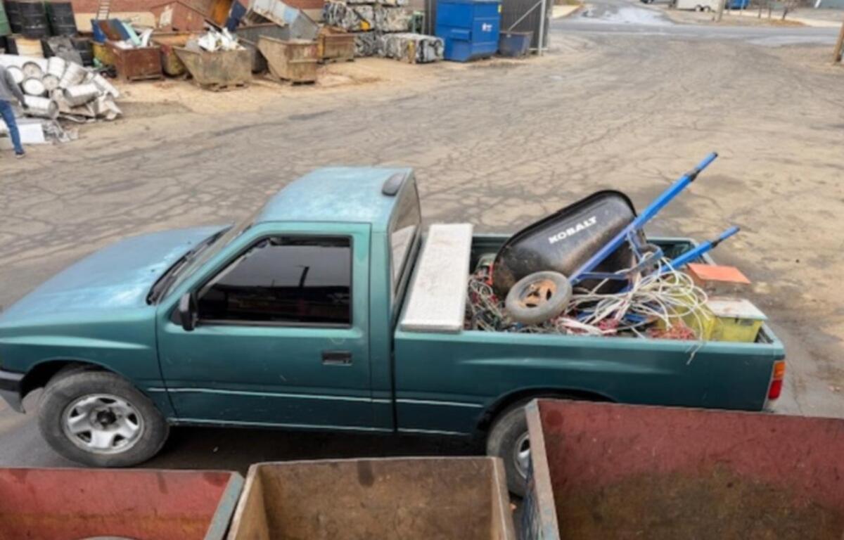 Buncombe County Sheriff’s Office believe this truck was used in the theft of scrap metal.