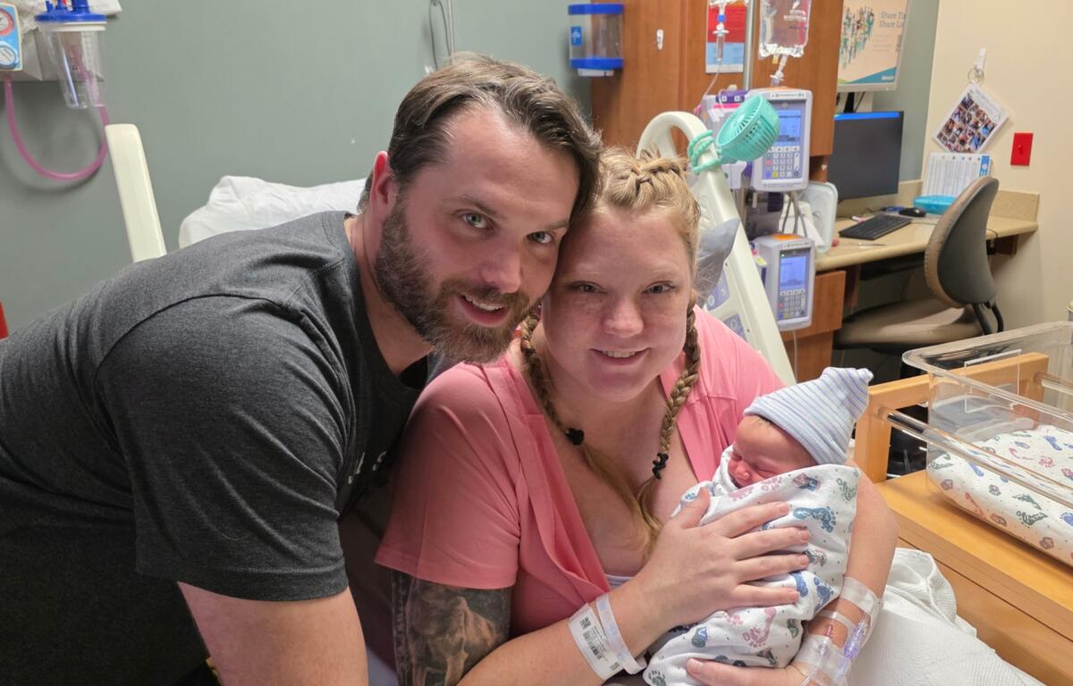 Gracie Rose Kendall was born at 7:52 p.m. Jan. 1 to Morgan and Levi Kendall, of Fletcher.