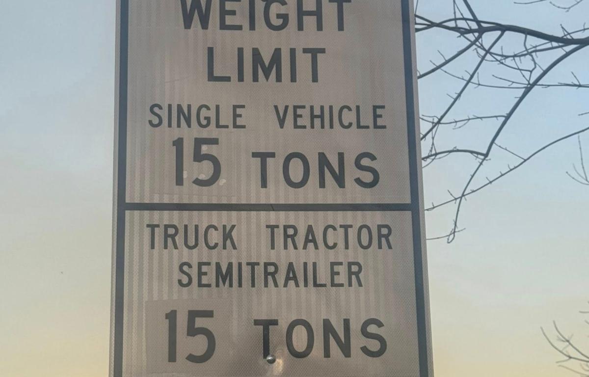 Fairview bridge weight limits