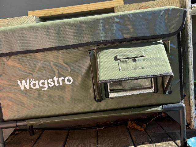 Outdoor pets need a warm place to shelter in the winter.