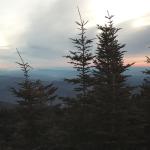 The view from Mount Mitchell looking northeast from the summit at 7:30 a.m. Wednesday, Jan. 28, 2026.
